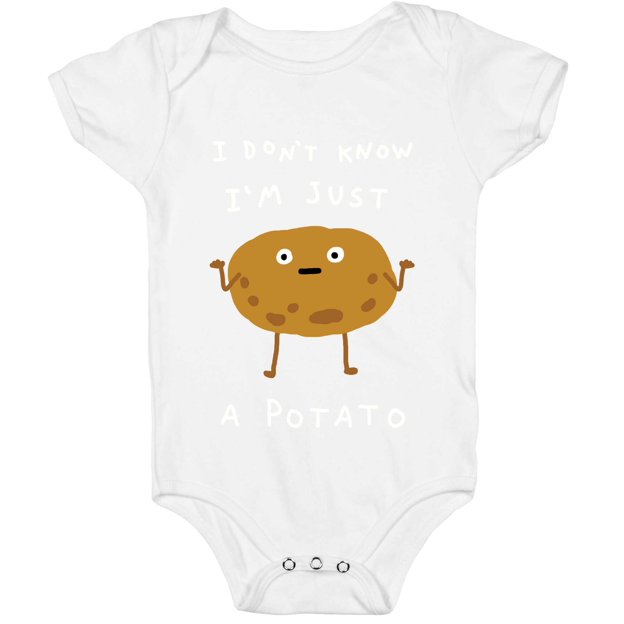 I Don't Know I'm Just A Potato Baby One Piece